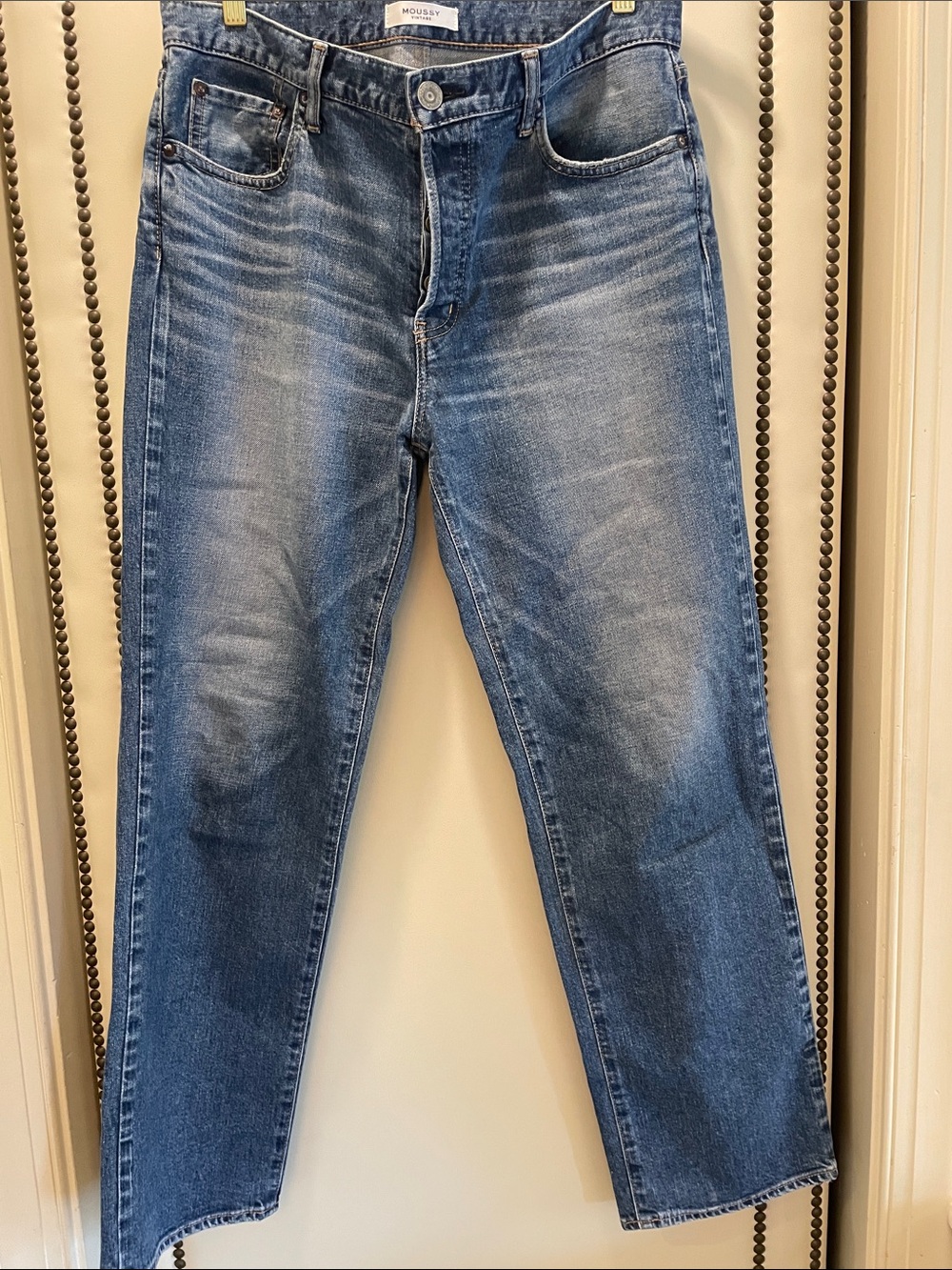 Moussy Vintage Willowen Straight Leg Jeans, Size 28
